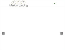 Tablet Screenshot of missionlanding.com